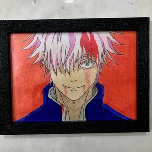Anime Handmade Art of Gojo Satoru