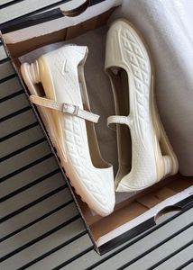 Cream Mary Jane Ladies Sneakers