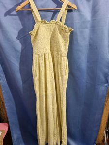 Floral Yellow Sundress jumpsuit