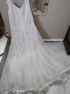 Bridal Gown With Cancan