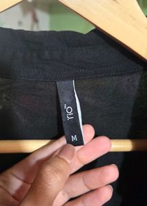 Black plain Shirt