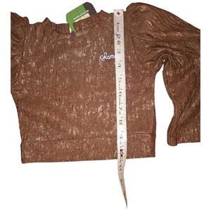 Girl's Brown Top and Pant Set