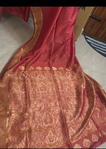 Elegant Silk Saree with Gold Weave