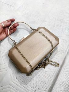 Elegant Gold Clutch Bag
