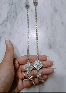 brand new Earrings with Rhinestones