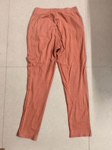 Rust Orange Casual Jogger Pants