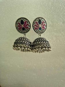 Customized Beautiful Jhumka Earrings-Unused