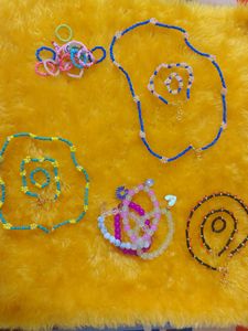 jewellery set blue