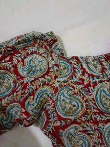 Bohemian Paisley Print Kurta