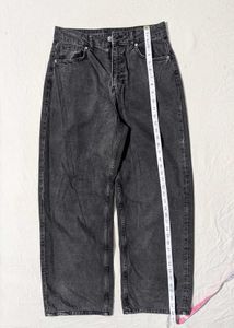H&amp;M Men's Wide Leg Washed Jeans