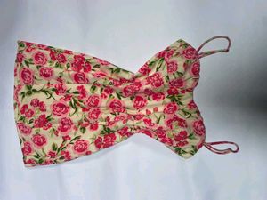 zara bodycon hot Floral Corset Mini Dress