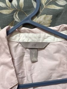 H&amp;M Light Pink Button-Down Shirt