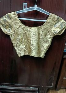 Elegant Brocade Blouse
