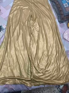 New Shiny Gold Palazzo Pants in 34 waist