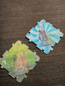 Vinatge WWE Bigbabol Rock Giga Cards set of 2
