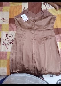 Elegant Brown Dress