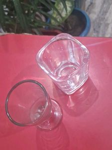 Set Of Two Unique Shorts Glass A