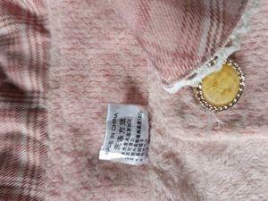 Girls Pink Knit Cardigan