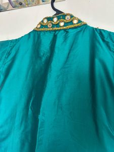 Green Jacket-style Gown