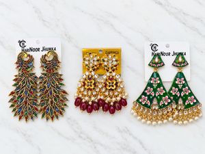 Set of 3 Designer Earrings
