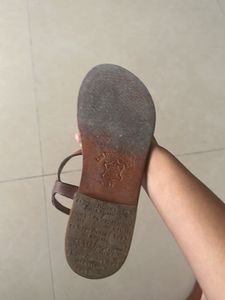 Brown Leather Strappy Sandals