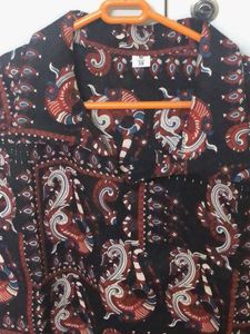 Boho Paisley Print Sleeveless Blouse