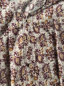 Bohemian Print Cotton short kurti