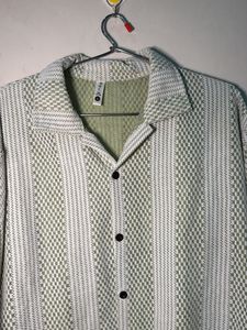Men's Striped Short-Sleeve Shirt