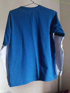 Boys Blue Graphic Long Sleeve Tee