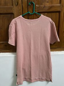 Soft Pink Cotton T-Shirt
