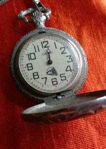 Vintage Train Pocket Watch