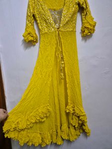 Embellished Yellow Blouse