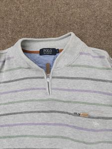Polo Ralph Lauren Striped Half-Zip Sweater