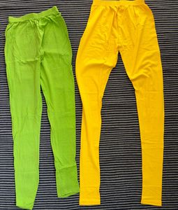 Set of 2 Bright Colored Leggings
