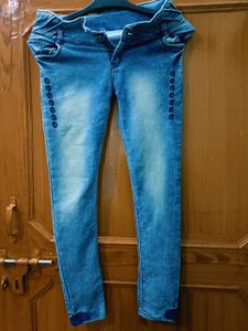 Stylish Blue Wash Denim Jeans