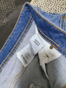 Stylish Distressed Blue Jeans
