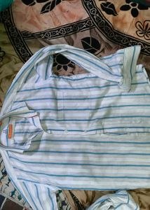 Men's Striped Button-Down Shirt