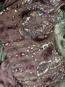 Stunning Lavender Embellished Gown