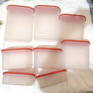 Set of 8 - Food Storage Containers