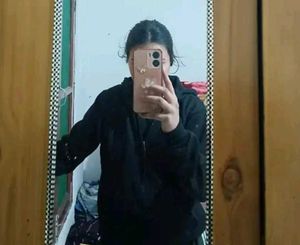 Black Zip-Up Hoodie
