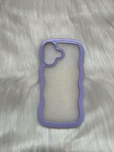 Cute Purple Wavy iPhone16 Case