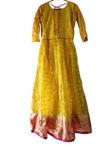 Beautiful Yellow Ethnic Gown
