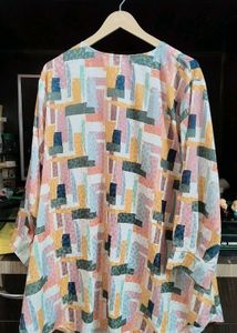 Colorful Abstract Print Kurta