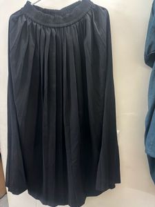 Pleated Black Skirt
