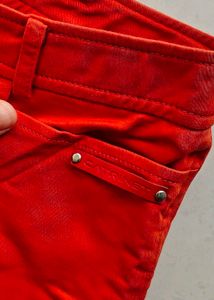 Red trousers
