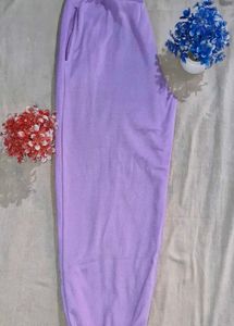 Lavender track pants