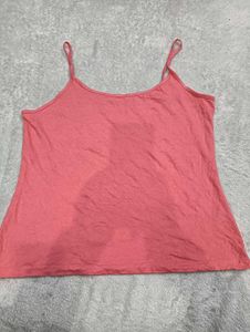 Pink Spaghetti 🤎Strap Tank Top
