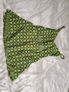 olive green top