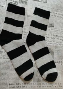Striped Socks - Black &amp; White