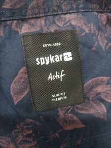Spykar Active Floral Print Shirt